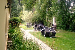 Sitzplätze im Grünen